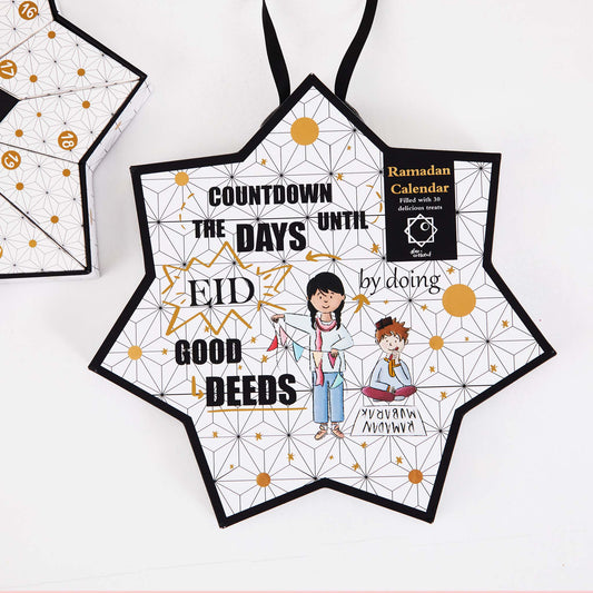 Unfilled children's Ramadan calendar